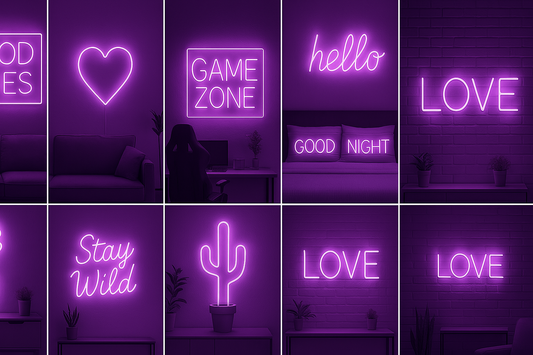 10 Creative Ways to Use Neon Signs in Home Decor