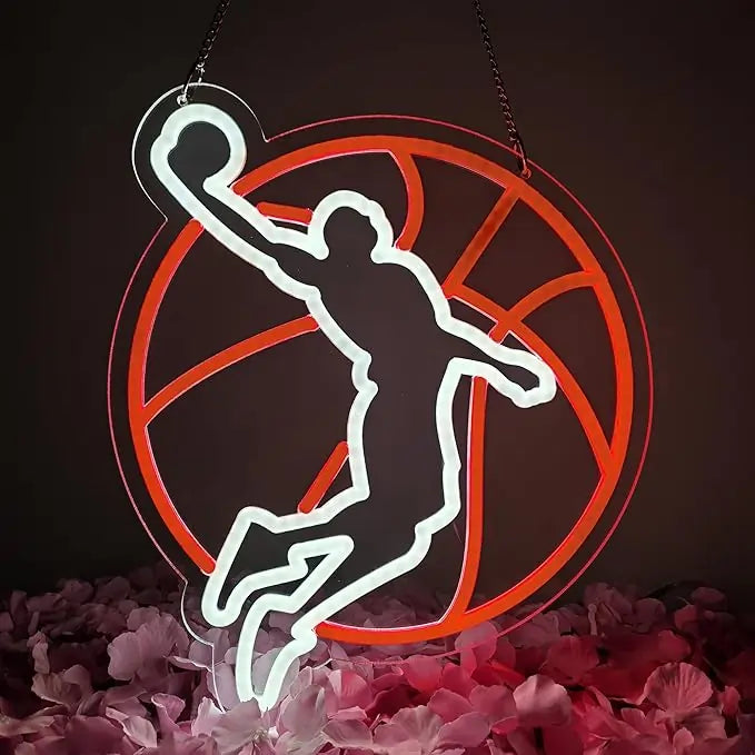 Basketball Bedroom Neon Sign