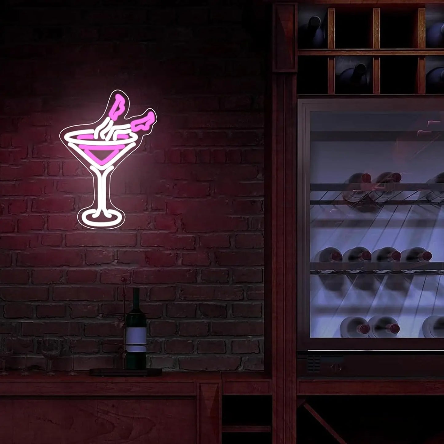 Cocktail Women Bar Neon Sign