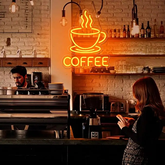 Coffee Shop Neon Sign