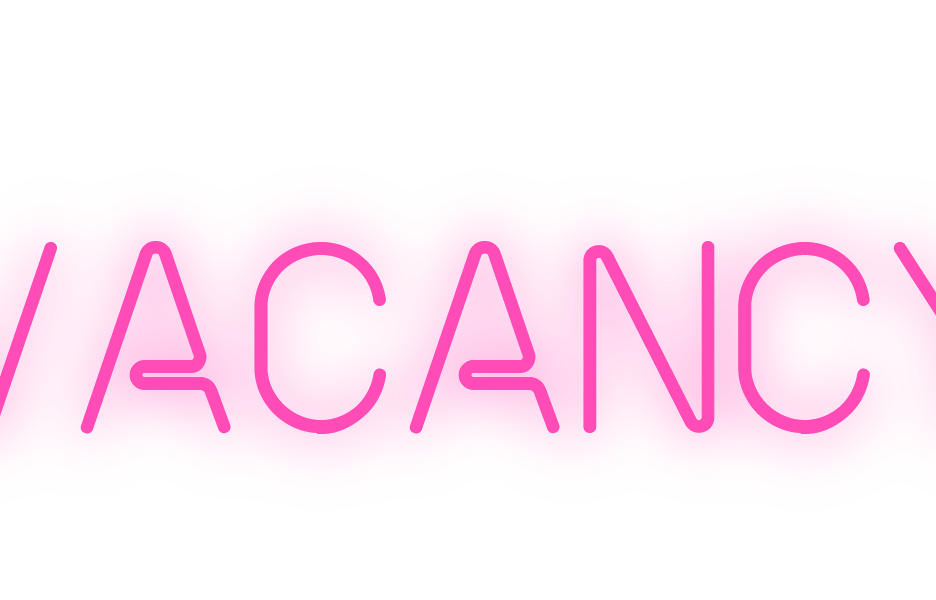 Custom Neon: VACANCY