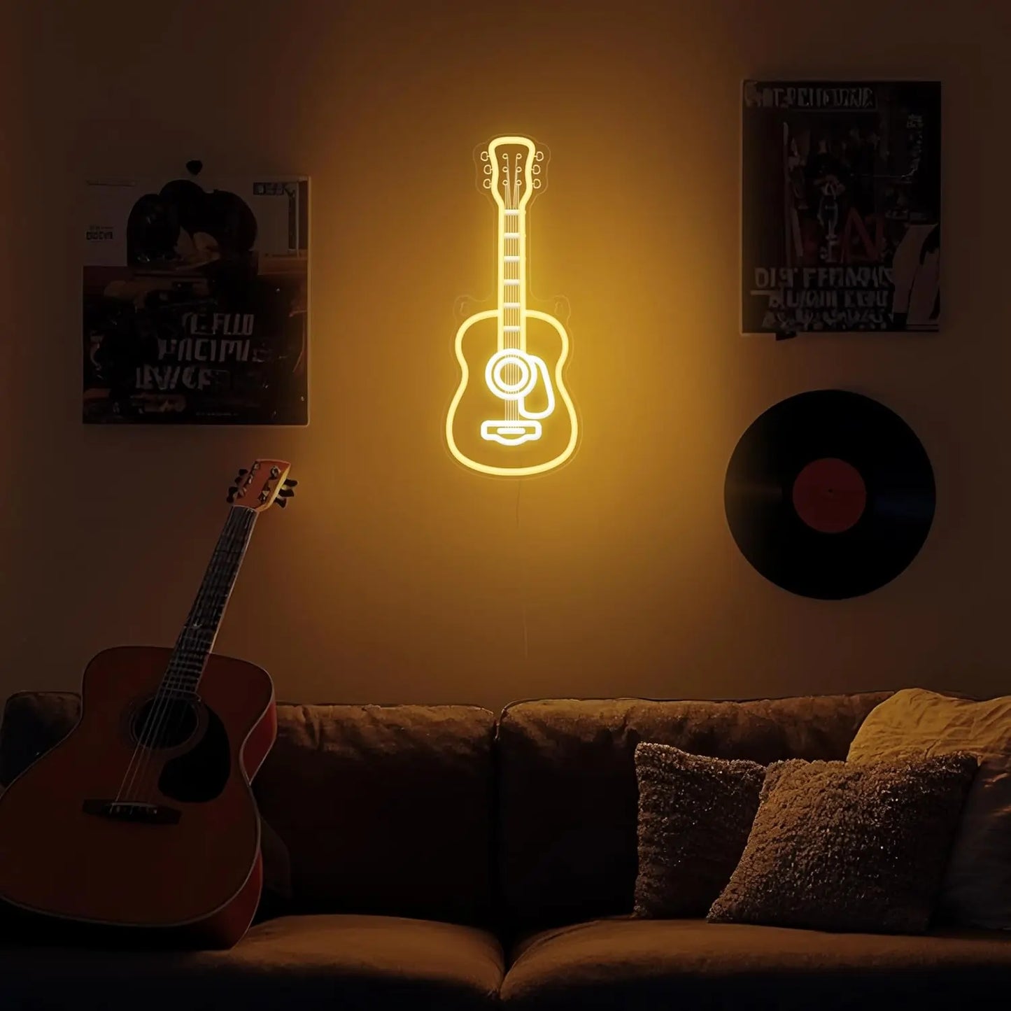 Guitar Bedroom Neon Sign