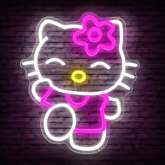 Hello Kitty Birthday Neon Sign