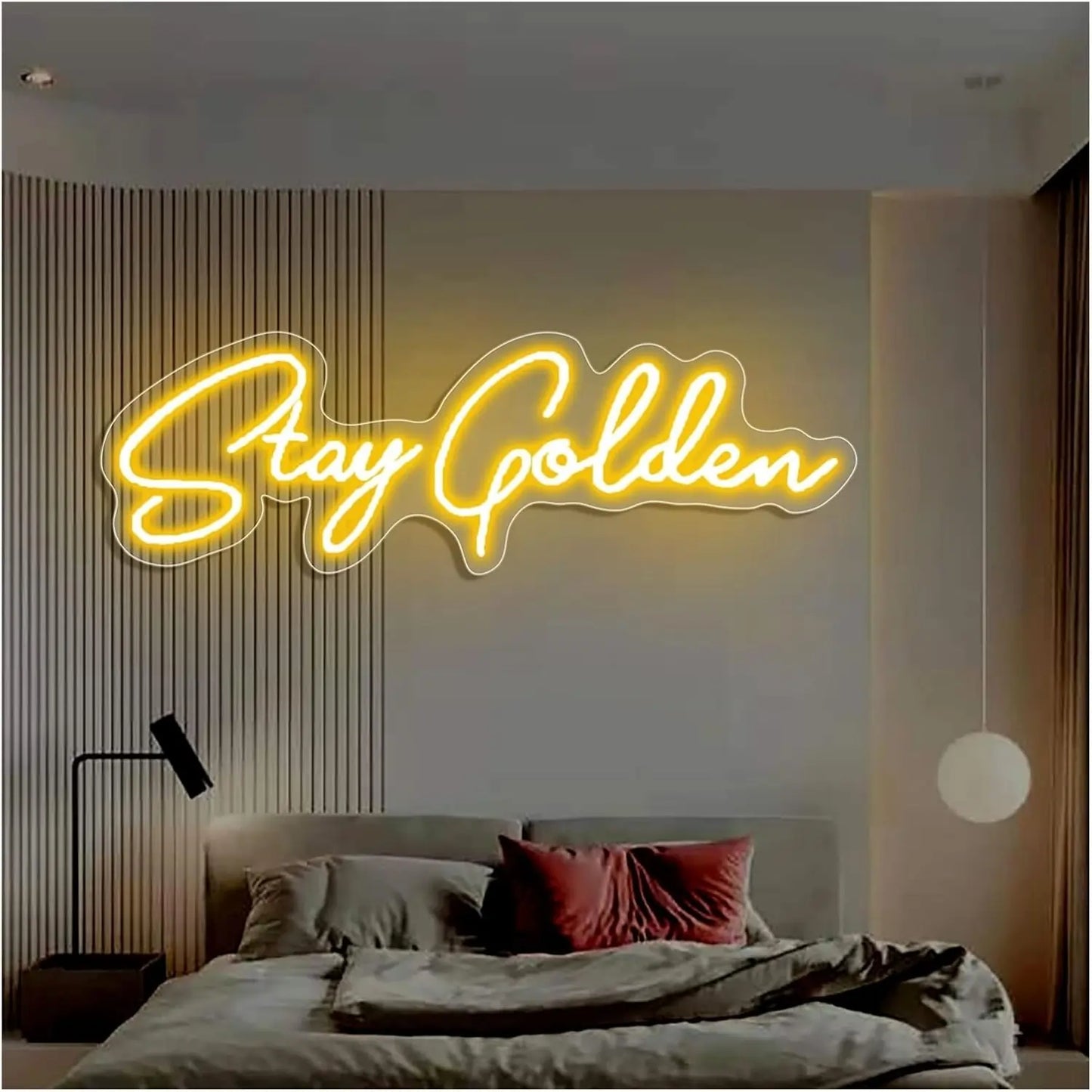 Stay Golden Bedroom Neon Sign