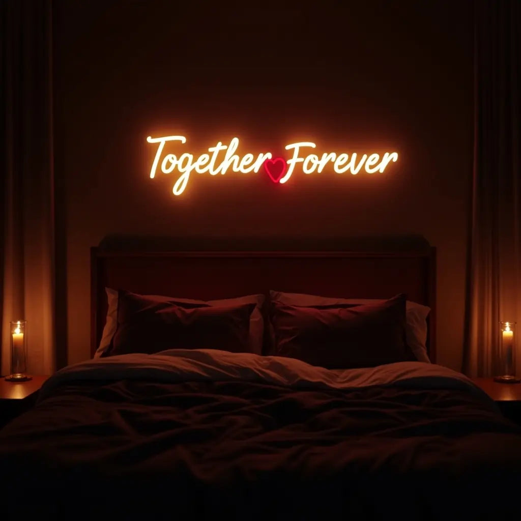 Together Forever Bedroom Neon Sign