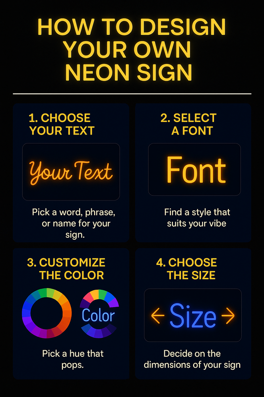 How to Design Your Own Neon Sign: A Step-by-Step Guide