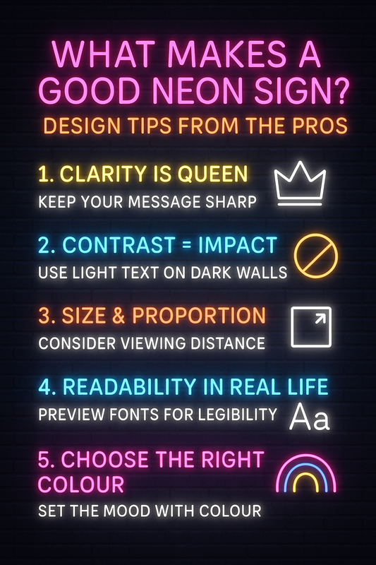 What Makes a Good Neon Sign? Design Tips from the Pros
