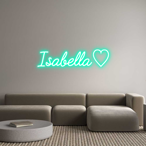 Custom Neon: Isabella♡