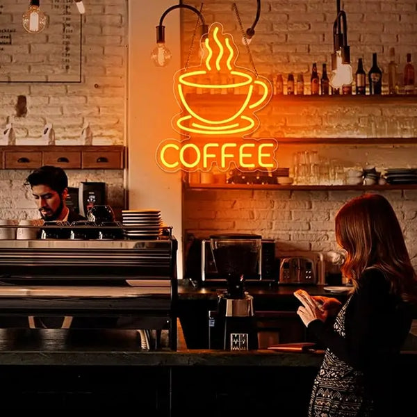 Coffee Shop Neon Sign