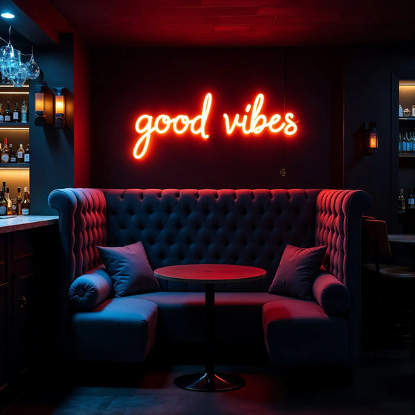 Good Vibes Bar Neon Sign 