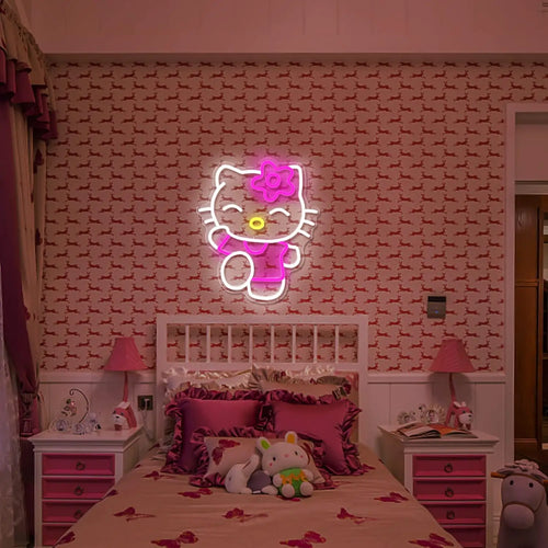 Hello Kitty Kids Bedroom Neon Sign