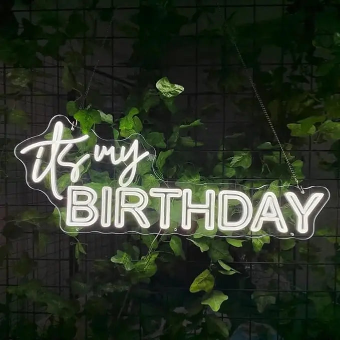It's My Birthday Neon Sign
