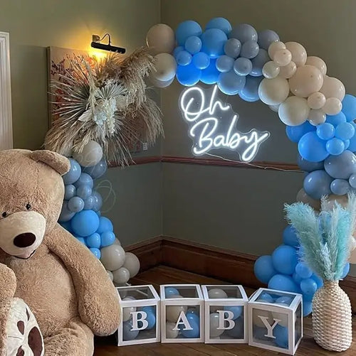 Oh Baby Birthday Neon Sign