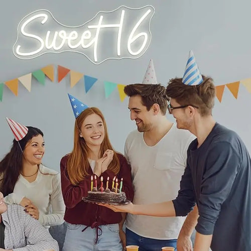 Sweet 16 Birthday Neon Sign