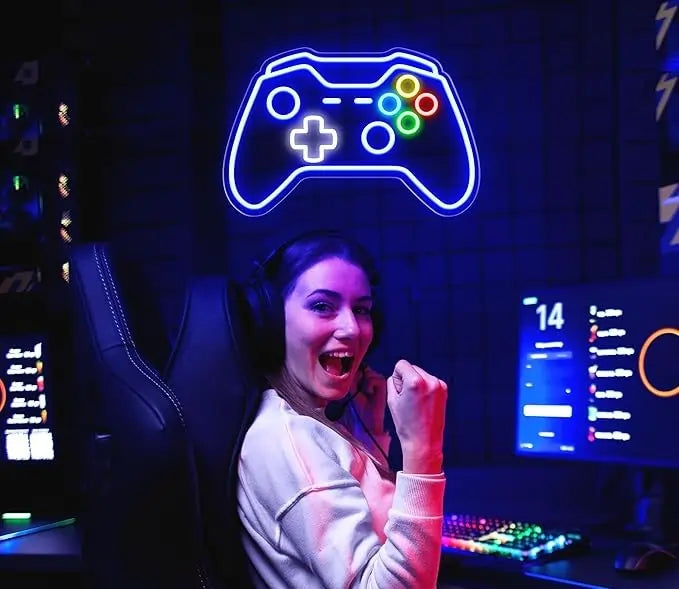 Xbox Controller Bedroom Neon Sign - Groovy Neon Signs
