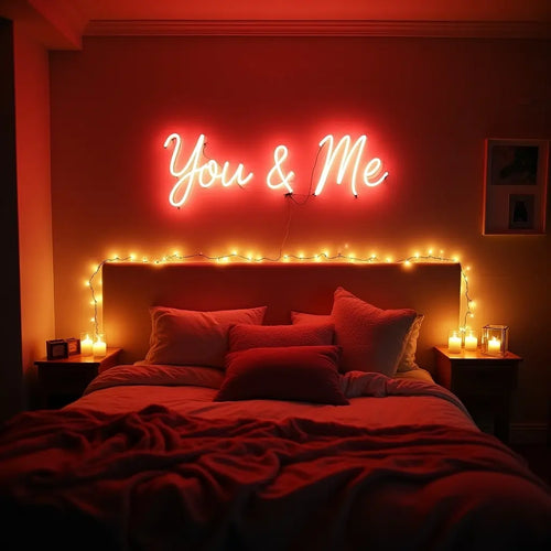 You & Me Bedroom Neon Sign